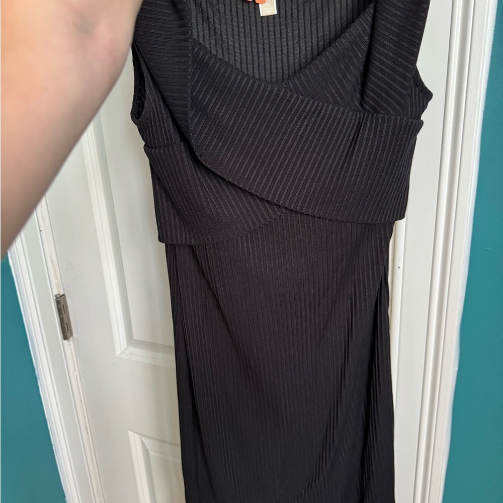 Michael kors black off the shoulder dress